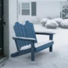 Folding Adirondack Outdoor Bench – Blue